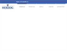 Tablet Screenshot of herzog-wohnwagen.de